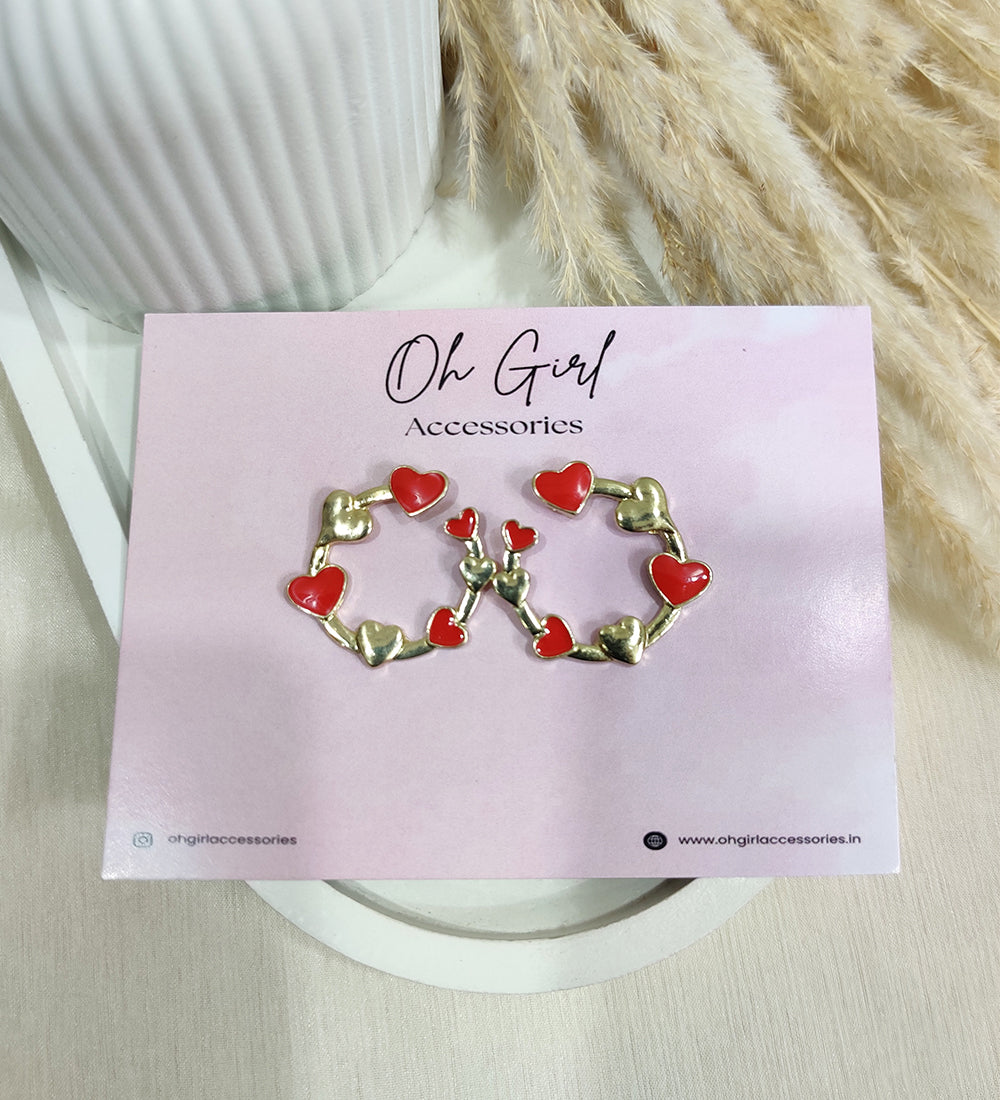 Heart Stud Earring