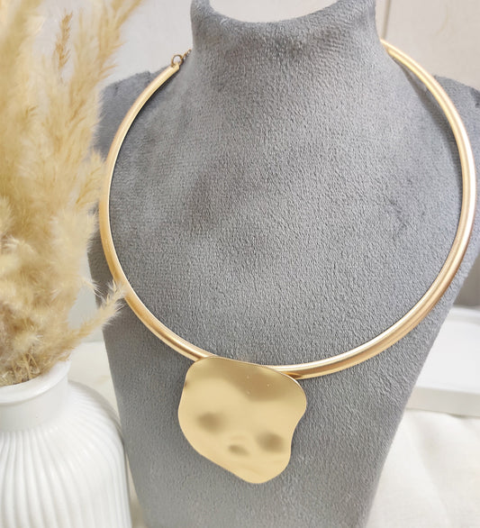 Gold Tone Hasli Necklace
