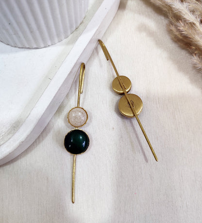 Green Gem Ear Cuff