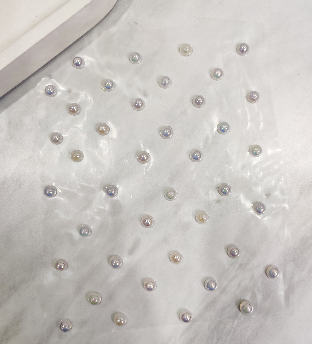 Pearl Holographic Stone Stickon