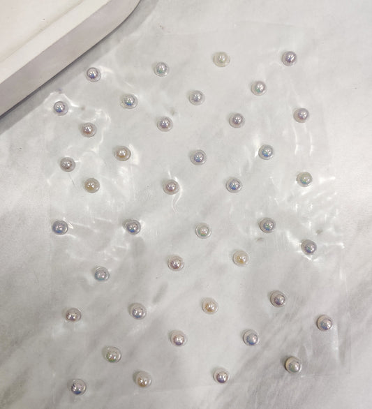 Pearl Holographic Stone Stickon