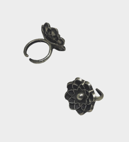 Flower Adjustable Ring