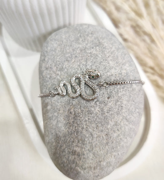 Silver Snake Bracelet