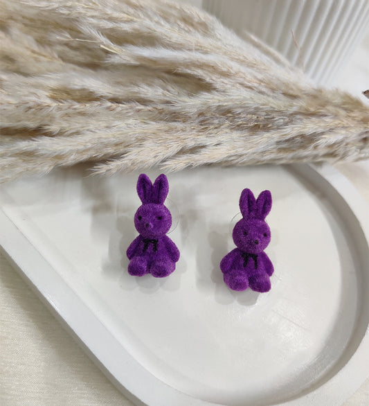 Bunny Shaped Stud Earrings