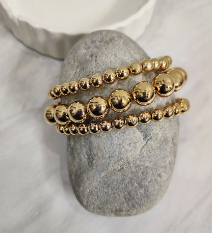 Golden Stack Bracelet- Set of 3