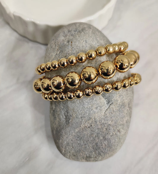 Golden Stack Bracelet- Set of 3