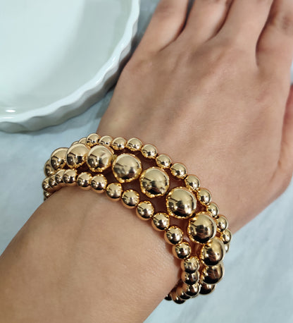 Golden Stack Bracelet- Set of 3