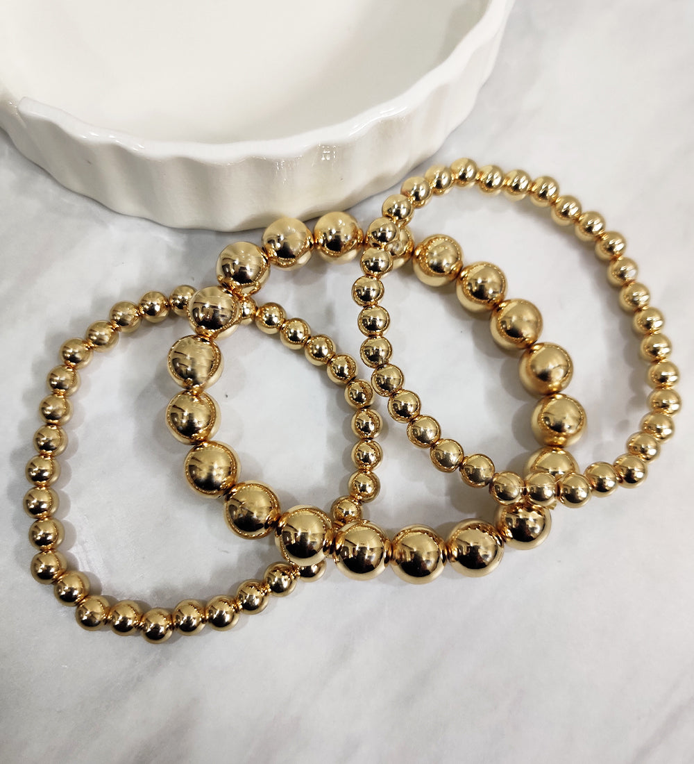 Golden Stack Bracelet- Set of 3