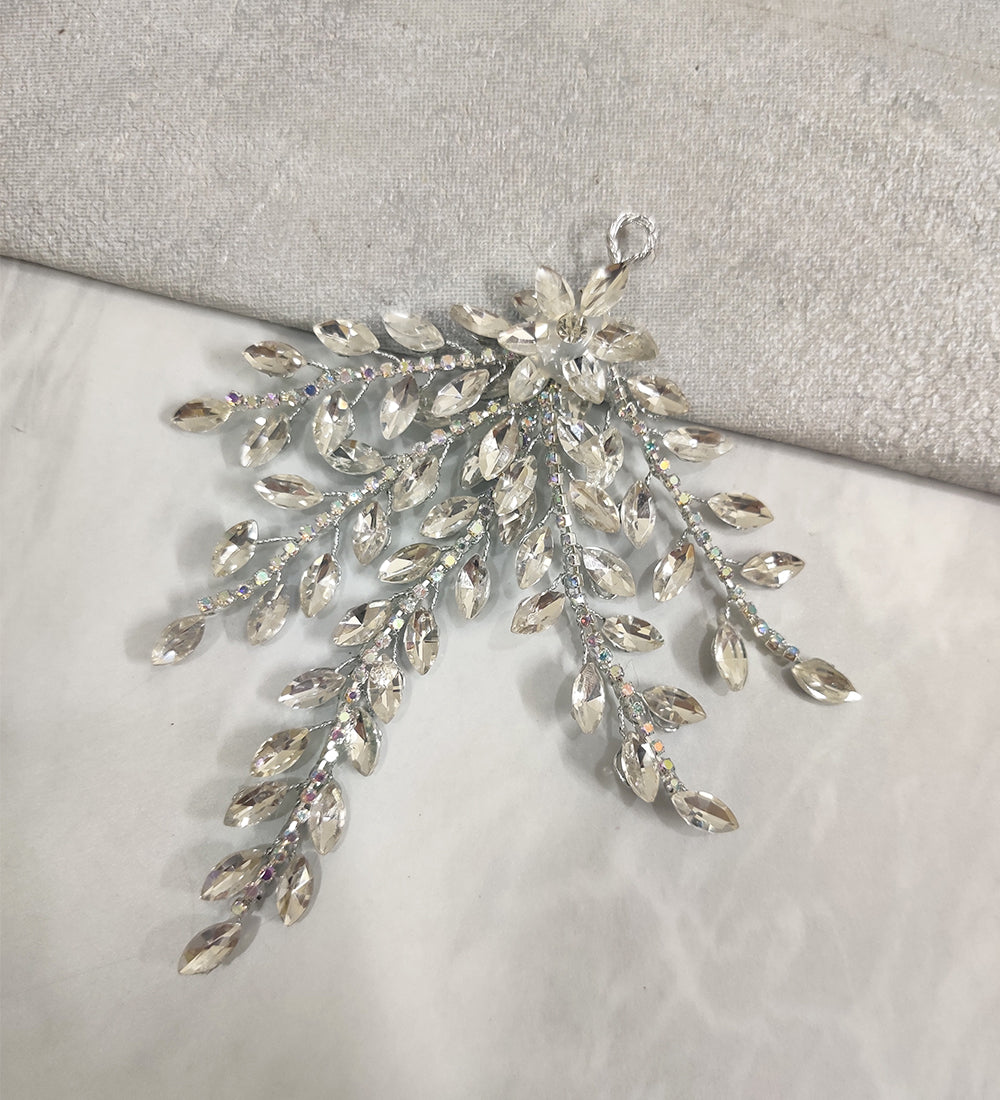 Crystal Leaf Head Piece