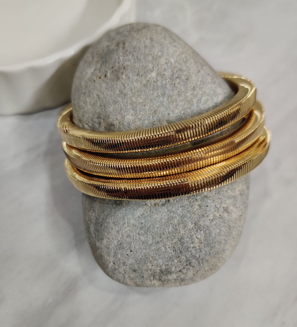 Golden Metal Bracelet Multipack
