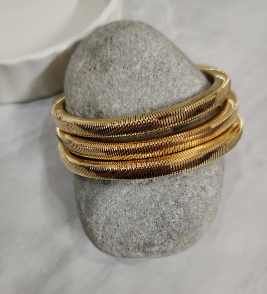 Golden Metal Bracelet Multipack