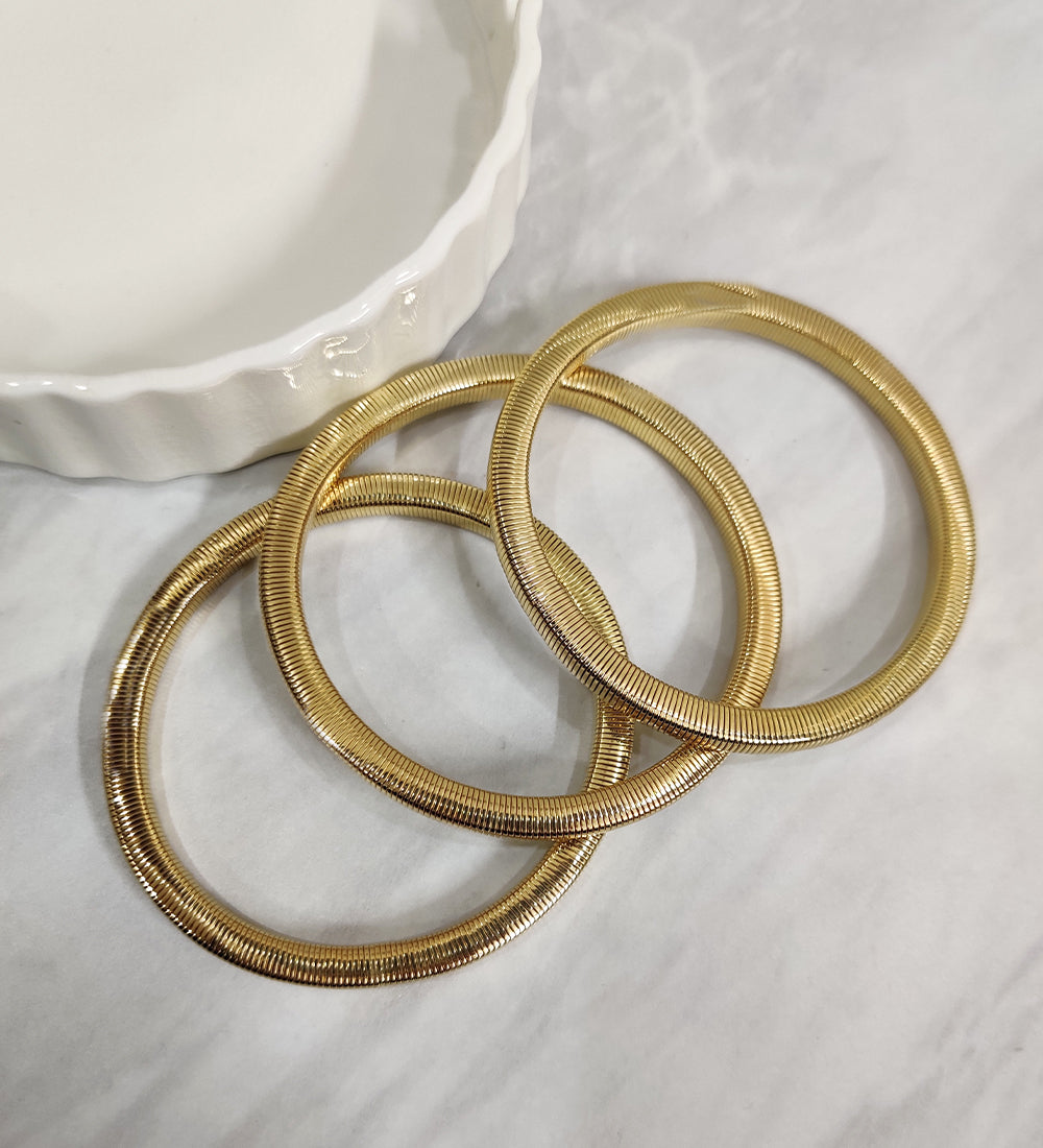 Golden Metal Bracelet Multipack