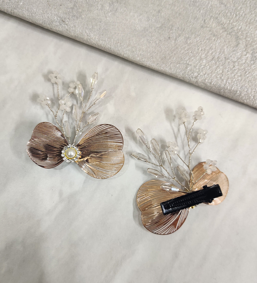 Rose Gold Hair Clip -Pack of 5