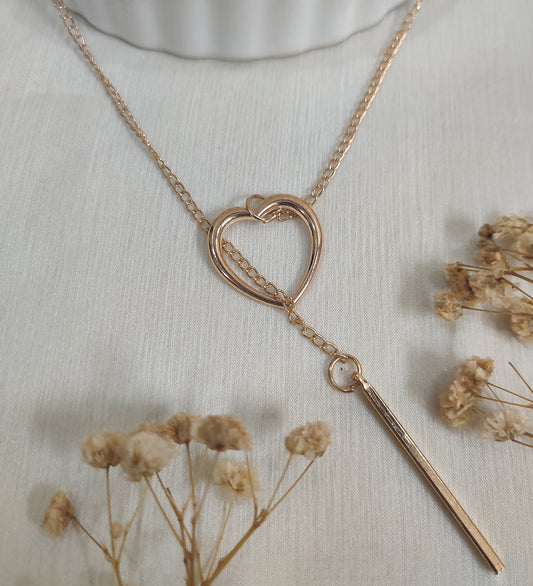 Single Layered Heart Pendent Necklace