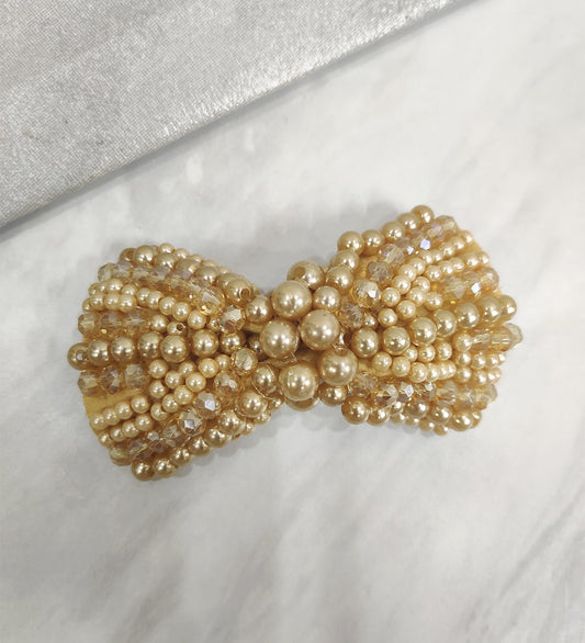 Golden Bow Clip