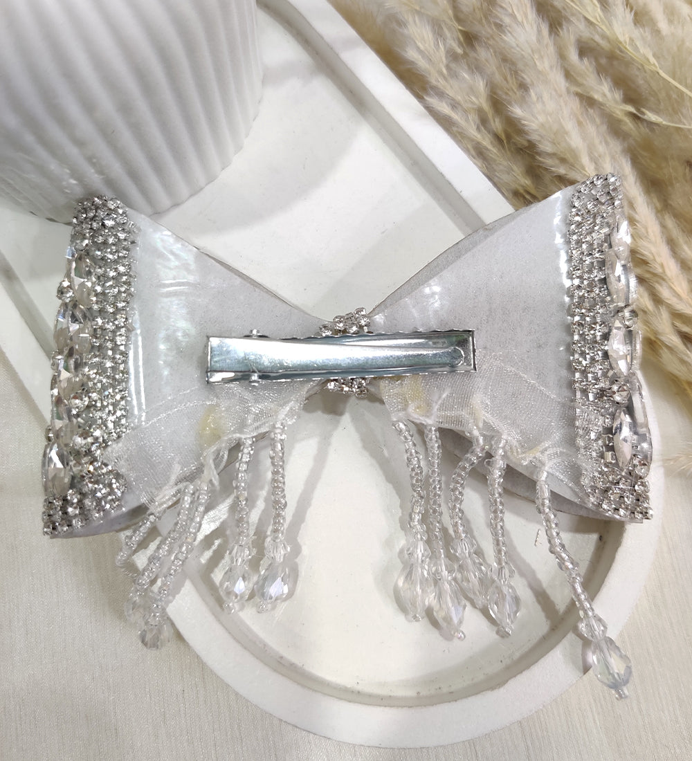 Silver Glimmer Fall Bow