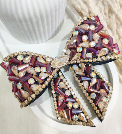 Wine Golden Twilight Bow