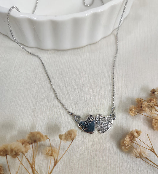 Double Heart NeckChain