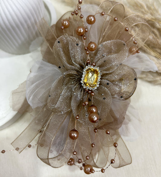 Brown Noir Hana Hair Clip