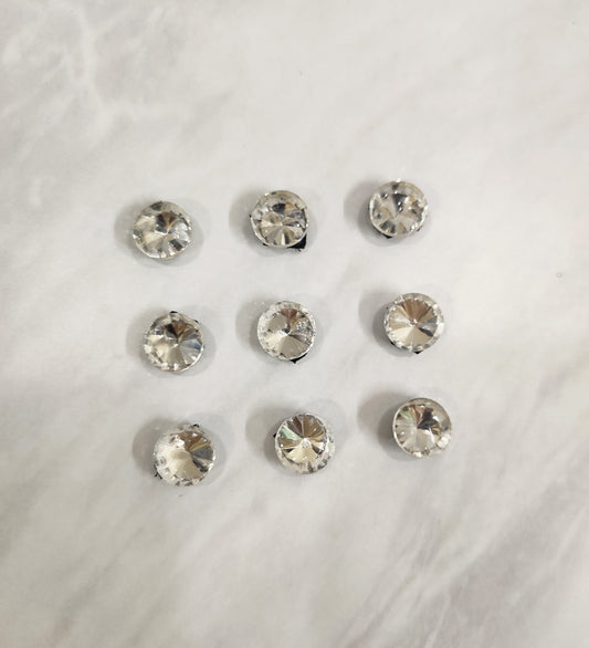 Silver Stone Velcro Stick-on