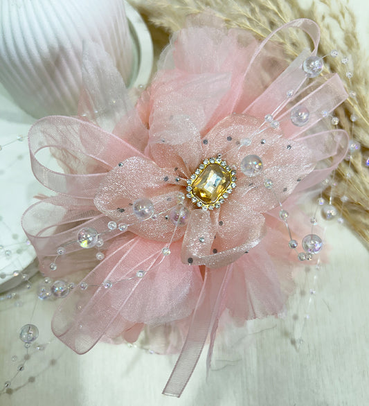 Pink Noir Hana Hair Clip