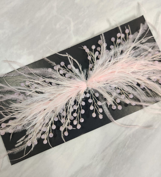 Pink Feather Hair Vein