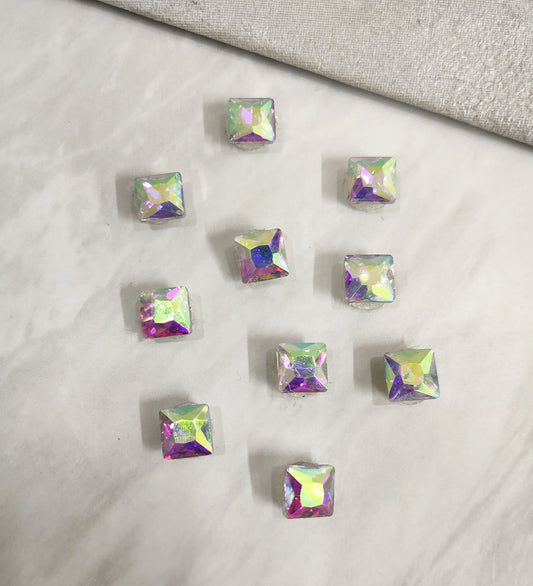 Rainbow Stone Velcro Stud