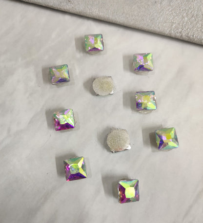 Rainbow Stone Velcro Stud