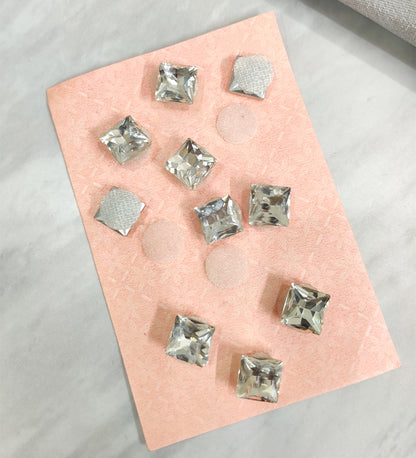 Silver Stone Velcro Stud