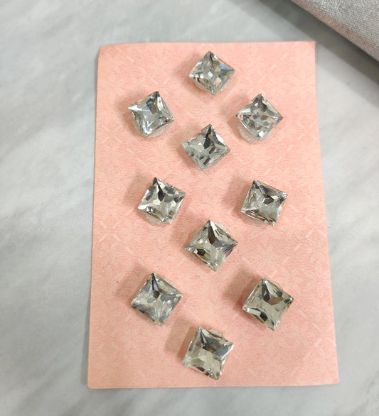 Silver Stone Velcro Stud