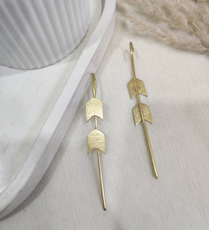 Stylish Arrow Cuff Earrings