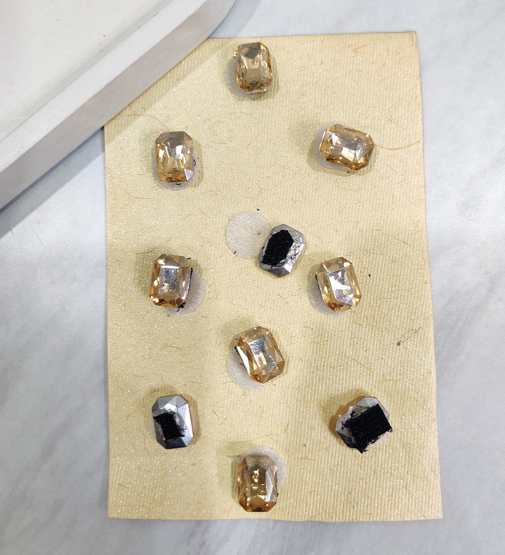 Golden Emerald Velcro Stud
