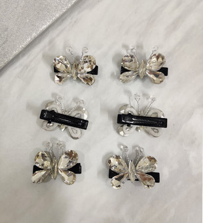 Silver Butterfly Hair Clip