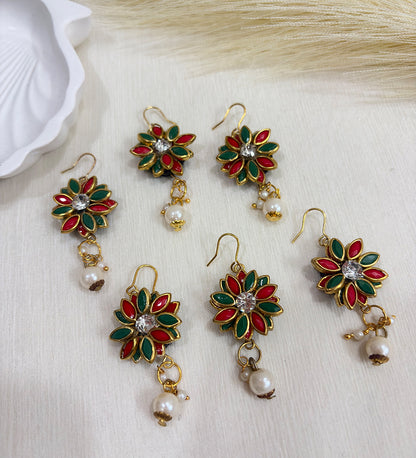 Floral Enamel Pearl
