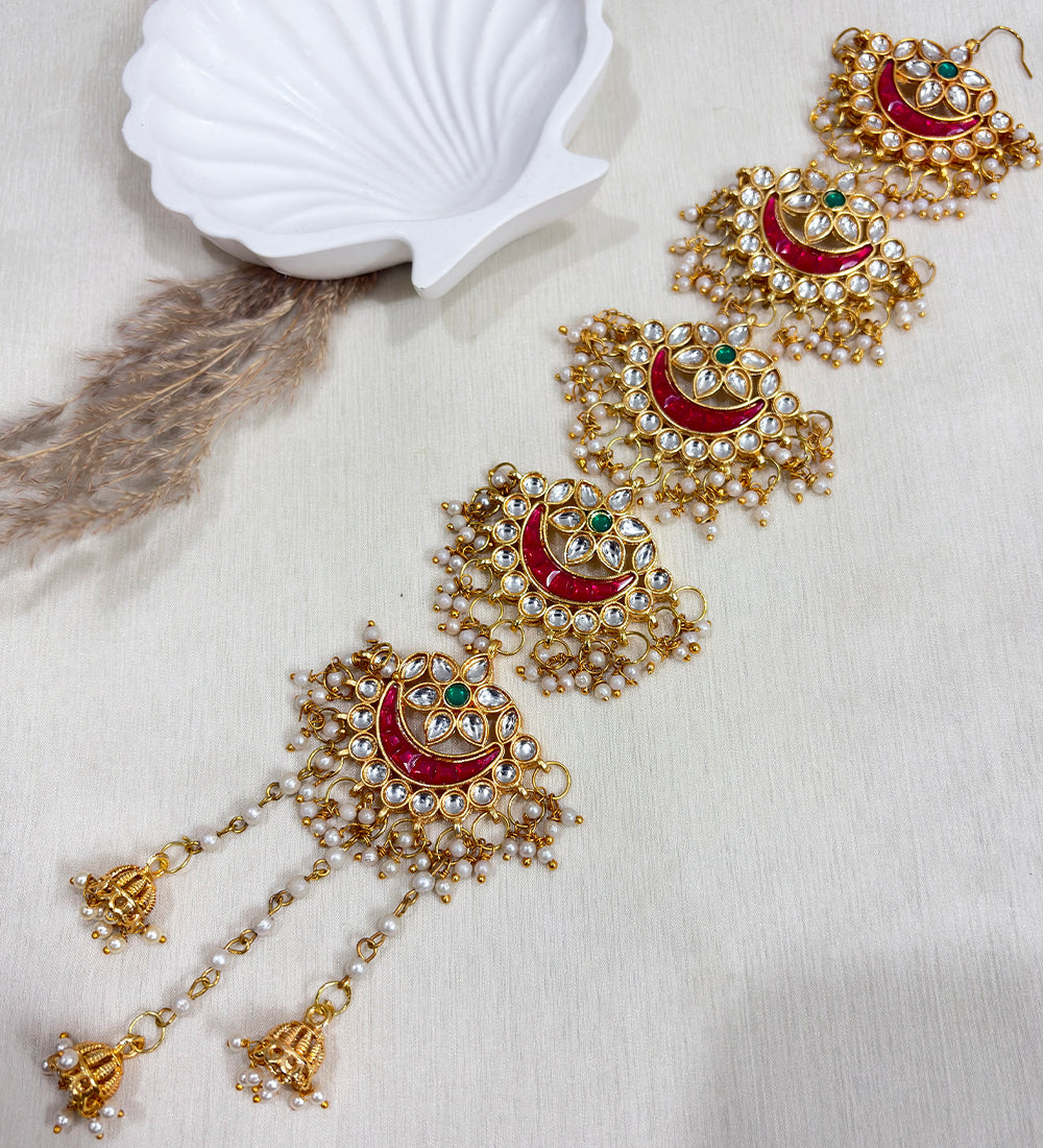Royal Kundan Braid Chain
