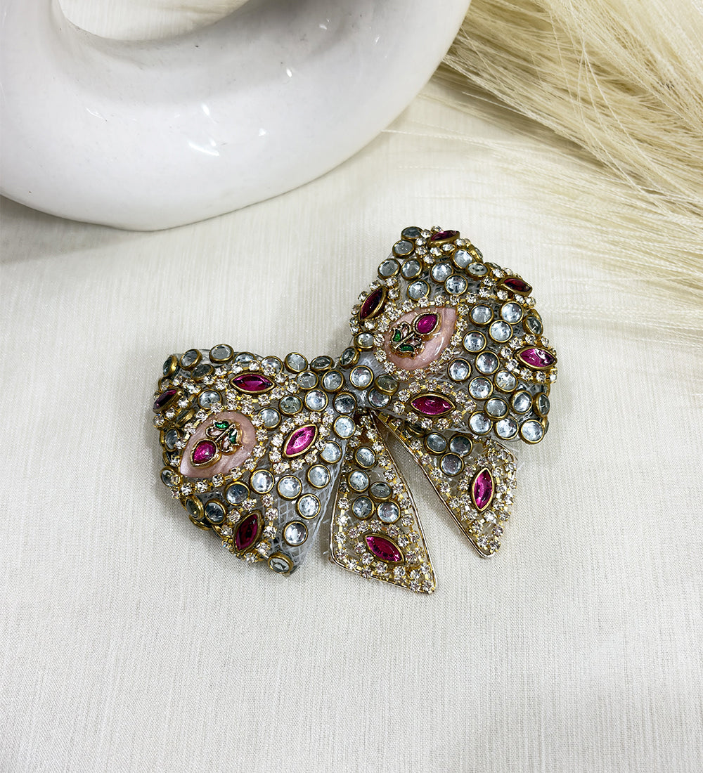Rajwada Kundan Bow - PRE ORDER