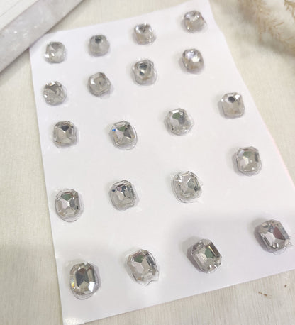 Crystal Square  Stickers