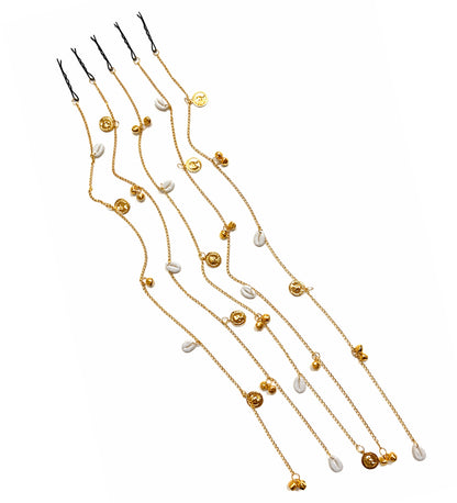 Golden Shell Hair Chain
