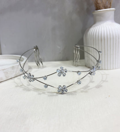 Crystal Petal Grace Tiara