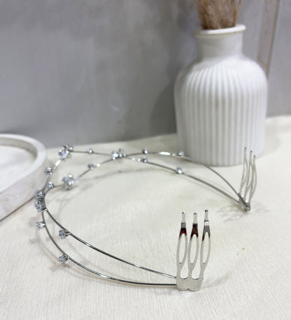 Crystal Petal Grace Tiara
