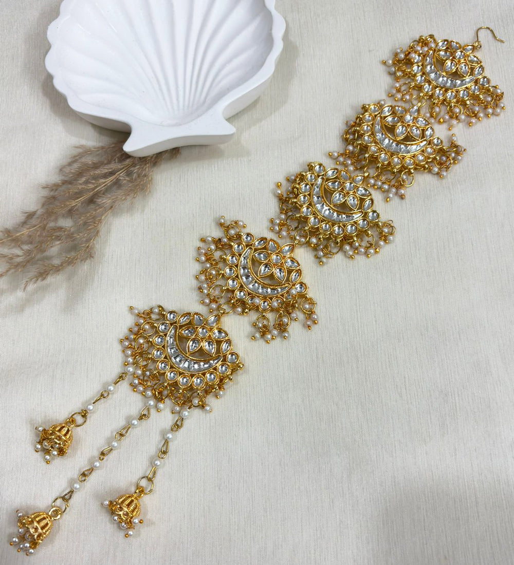 Royal Kundan Braid Chain