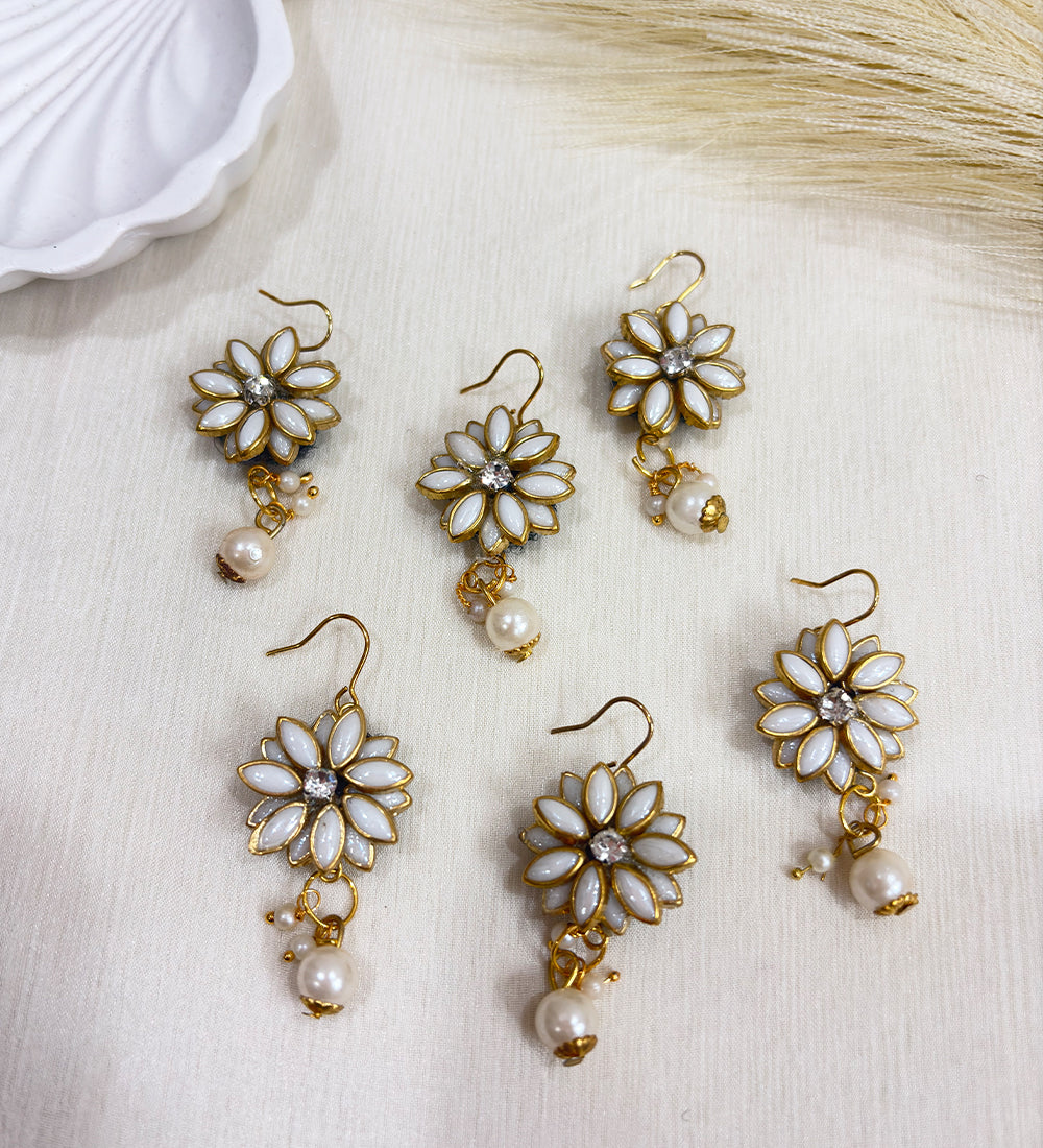 Floral Enamel Pearl