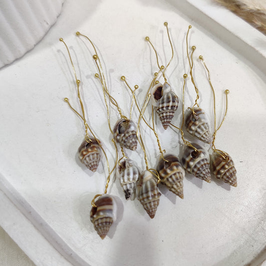 Seashell Charms Hair Pins