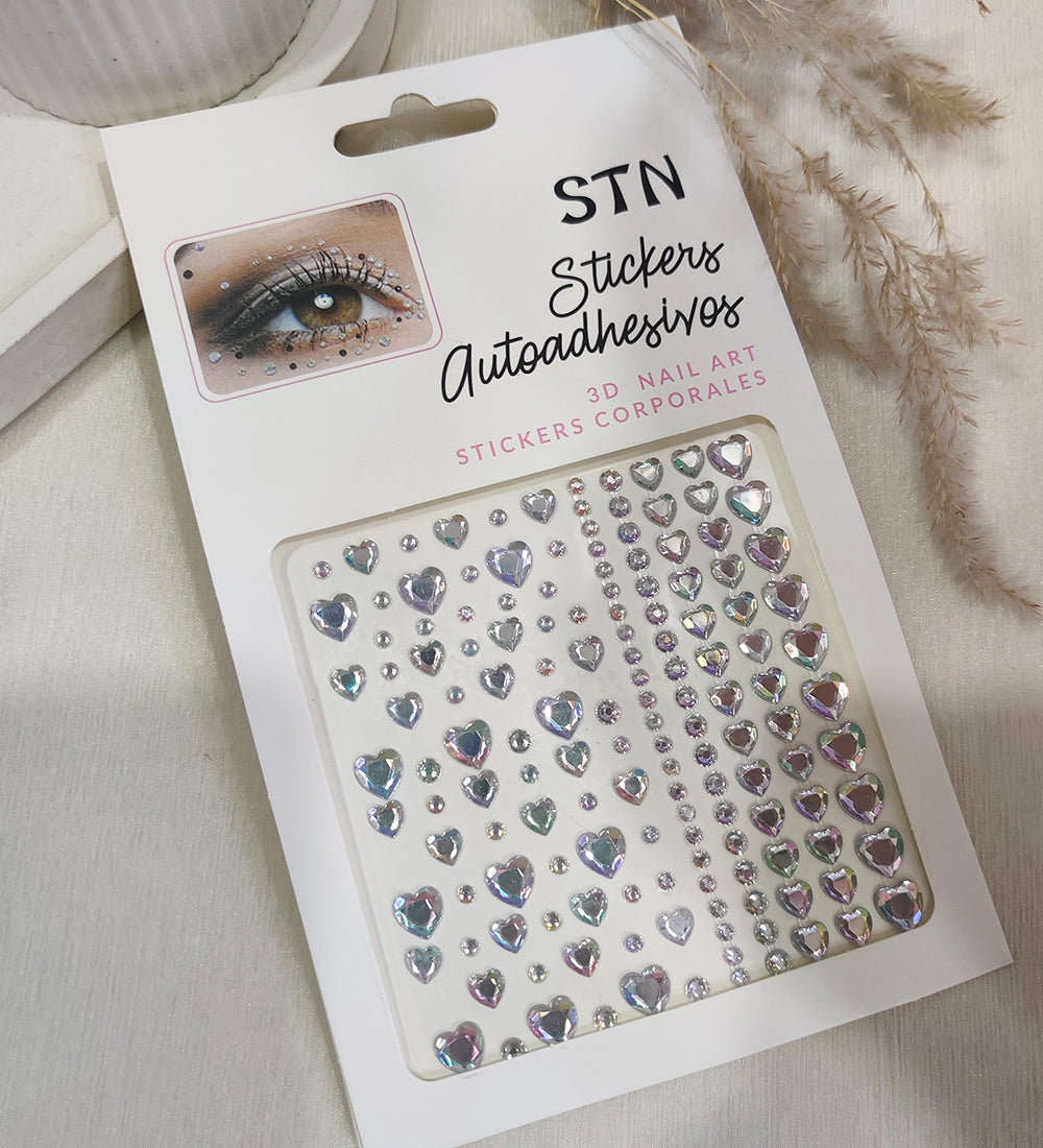 Holographic Crystal Stick-On Gems
