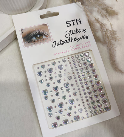 Holographic Crystal Stick-On Gems