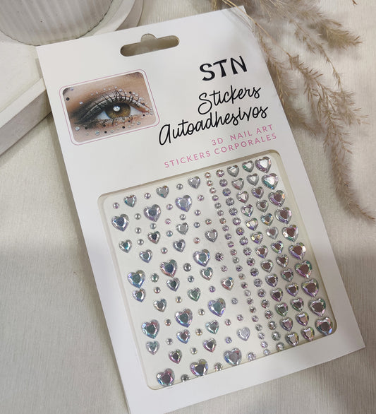 Holographic Crystal Stick-On Gems