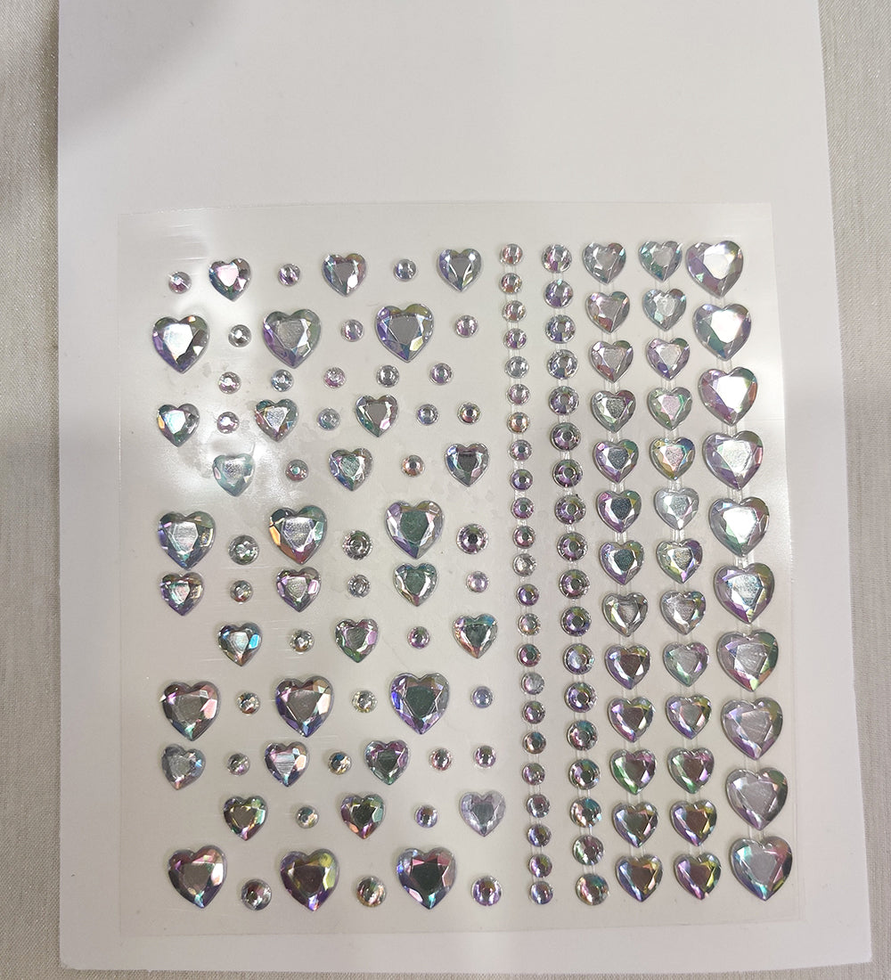 Holographic Crystal Stick-On Gems