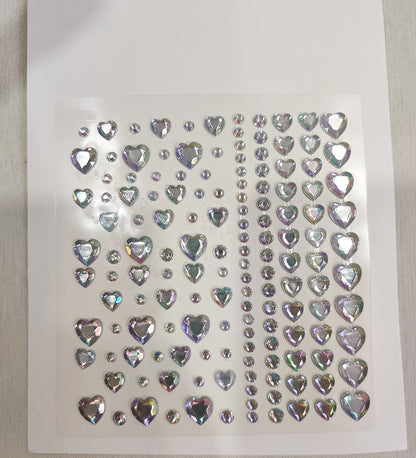 Holographic Crystal Stick-On Gems